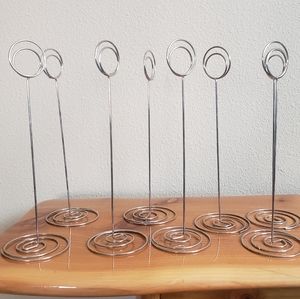 Tall table number holder/place card holder stand